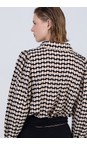 Skatie Black  Polka Dot Printed Blouse  