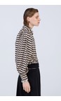 Skatie Black  Polka Dot Printed Blouse  