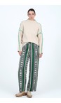 Skatie Ivory Contrast Embroidered Sweater  