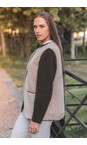 Chalk Oat Abby Oat Gilet  