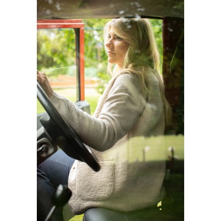 Chalk Abby Polar Gilet - Off-White