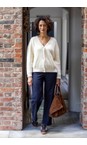 Chalk Dark Denim Bella Straight Leg Dark Denim Jean  