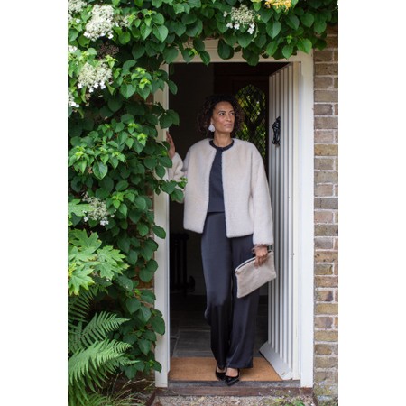 Chalk Delilah Bone Coat - White