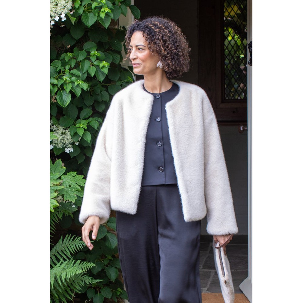 Chalk Delilah Bone Coat Bone