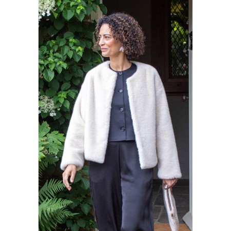 Chalk Delilah Bone Coat - White