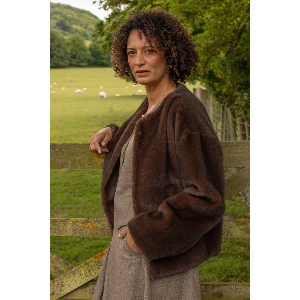 Chalk Delilah Cappuccino Coat Cappuccino