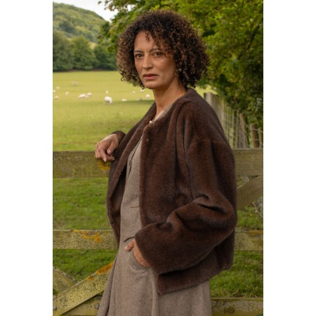 Chalk Delilah Cappuccino Coat - Brown