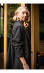 Chalk Dark Charcoal Drew Pinstripe Blazer  