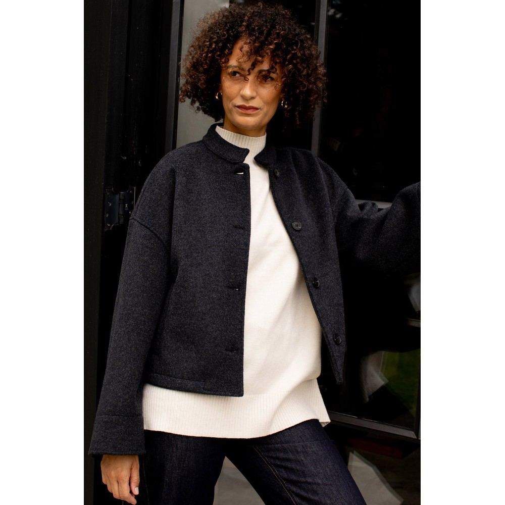 Chalk Edwina Jacket Charcoal