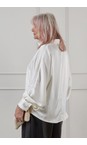 Chalk Off White Flo Off White Satin Shirt  