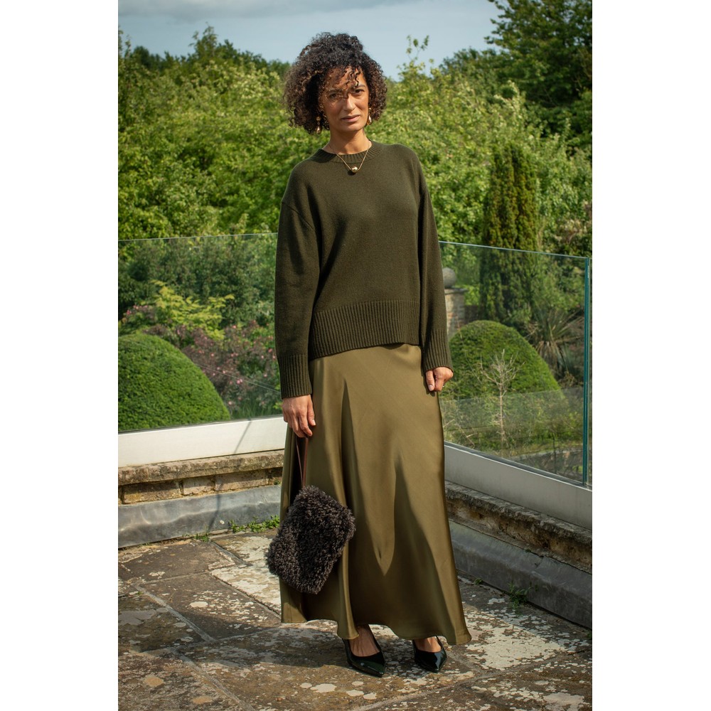 Chalk Gina Avocado Skirt Avocado