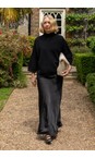 Chalk Black  Gina Black Skirt  