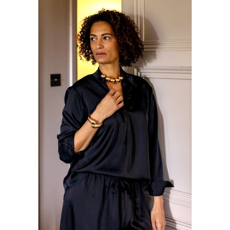 Chalk Josie Black Shirt - Black