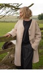 Chalk Cream Maggie Cream Coat  