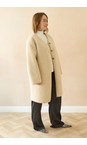 Chalk Cream Maggie Cream Coat  