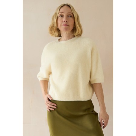 Chalk Mai Ivory Top - Off-White