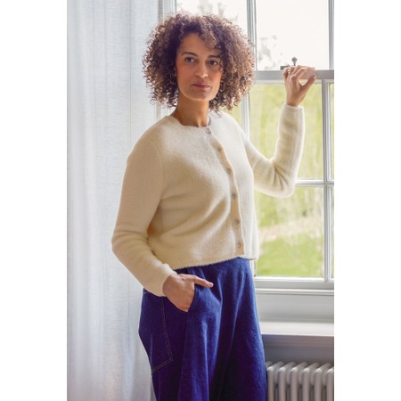 Chalk Mary Ivory Cardigan - Off-White