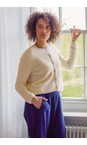 Chalk Ivory Mary Ivory Cardigan  