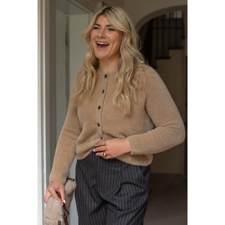 Chalk Mary Light Tan Cardigan - Beige