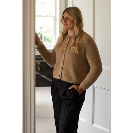 Chalk Mary Light Tan Cardigan - Beige