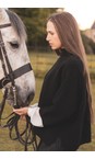 Chalk Black  Vicki Cotton Rib Black Jumper  