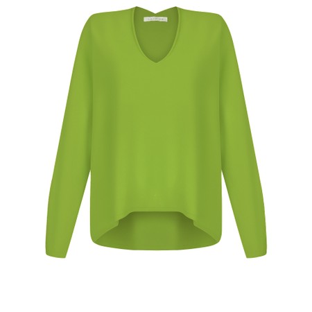Amazing Woman Mika Boxy Mojito Green Fine Knit Jumper - Green