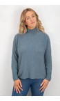Amazing Woman Denim Jolie Denim Boxy High Neck Knit  