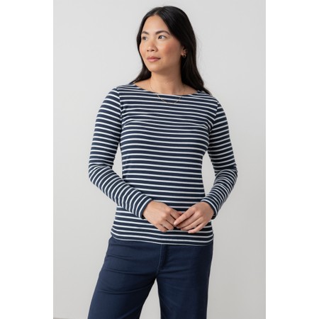 Lily & Me Monica Stripe Top - Blue