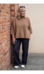 Chalk Dark Denim Bella Straight Leg Dark Denim Jean  
