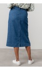 Lily & Me Blue Penrose Soft Denim Skirt  