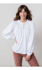 Lily & Me White  Luna Plain Blouse  