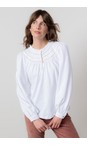 Lily & Me White  Luna Plain Blouse  