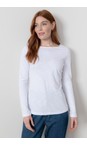 Lily & Me White  Monica Plain Top  