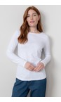 Lily & Me White  Monica Plain Top  
