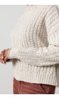 Lily & Me Ecru Elspeth Fleck Knit Jumper  