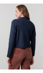 Lily & Me Navy Chestnut Navy Plain Knit Jacket  