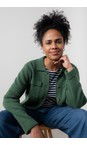 Lily & Me Pine Green Chestnut Pine Green Plain Knit Jacket  