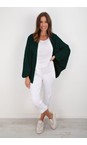 Amazing Woman Forest Pheobie Forest Rib Throw Over Cardigan  