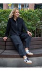 Naya Black / White Naya Pin Striped Side Pocket Trouser  