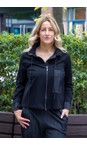Naya Black / White Naya Pinstriped Detail Jacket  