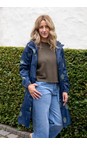 Masai Clothing Mood Indigo MaTerenna Print Raincoat  