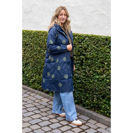 Masai Clothing MaTerenna Print Raincoat - Blue