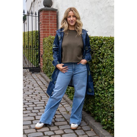 Masai Clothing MaPhiline Wide Leg Denim Jean - Blue