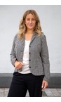 Mama B Nero Adel G Nero Crinkle Gingham Check Jacket  