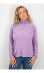 Amazing Woman Lilac Jolie Lilac Boxy High Neck Knit  