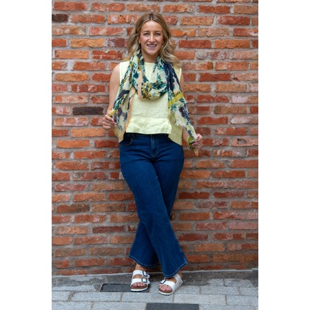 Masai Clothing MaPom Blue Denim Wide Leg Jeans - Blue