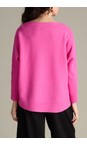Sahara Flamingo Merino Rib Detail Jumper  