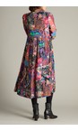 Sahara Multi Sahara Winter Patchwork Dress  
