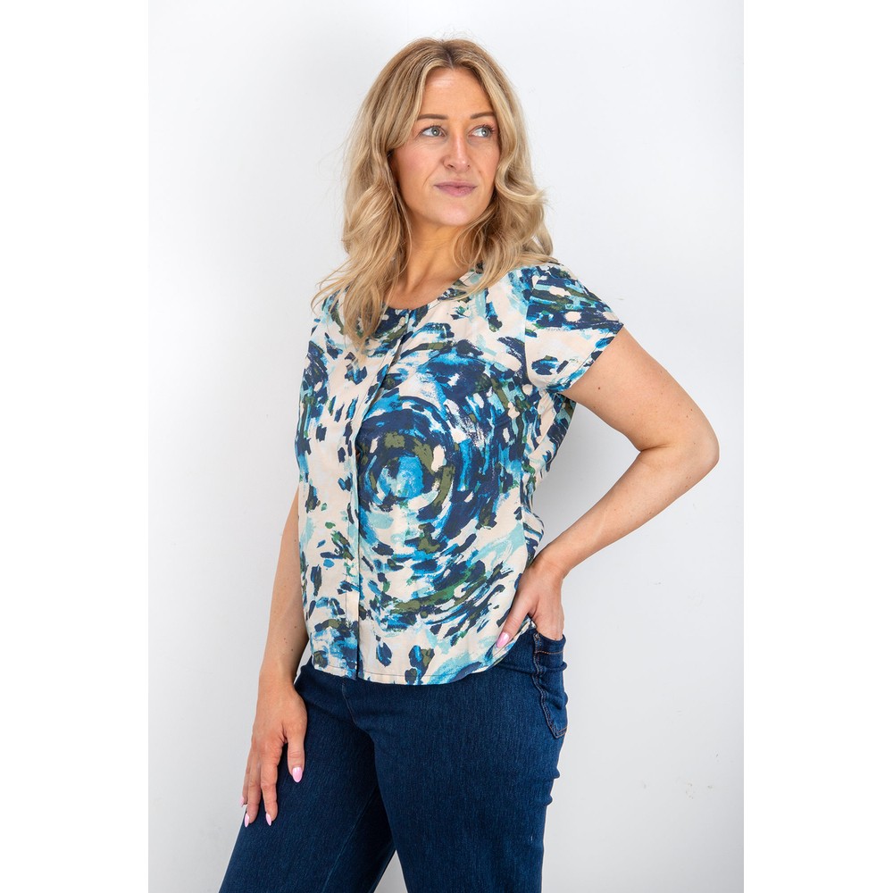 Masai Clothing MaLa Top Cendre Blue