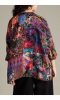 Sahara Multi Sahara Winter Patchwork Silk Shirt  